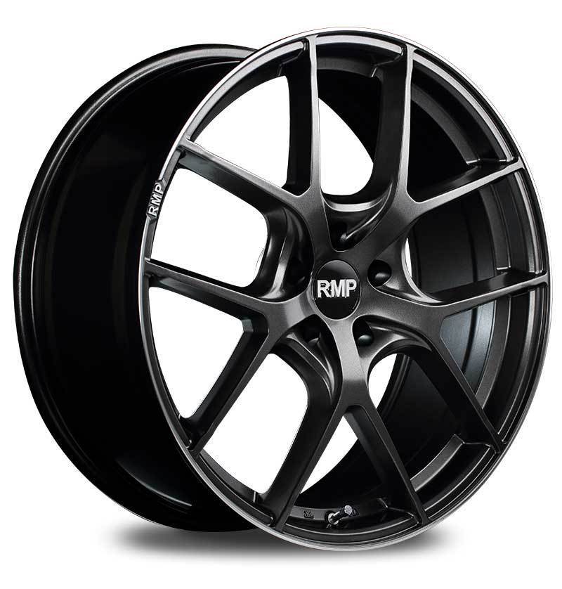 RMP/025F ハリアー 60系後期(GR含む) アルミホイール 1本 【18×7.0J 5-114.3 INSET48 セミグロスガンメタ＋R-DC＋ロゴマシニング】_画像3