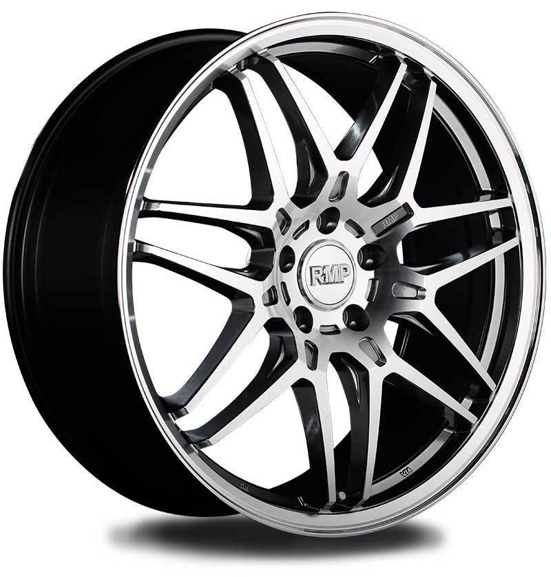 RMP/720F セルシオ 30系 アルミホイール 1本 【18×8.0J 5-114.3 INSET42 セミグロスガンメタ/リムポリッシュ】_画像3