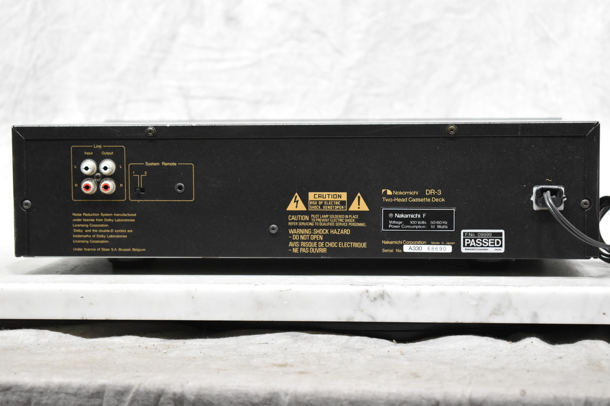 Nakamichi ナカミチ カセットデッキ DR-3【ジャンク品】 | laninternet