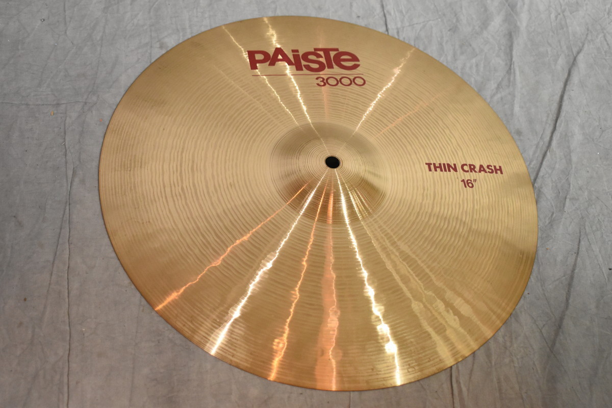 Paiste パイステ クラッシュシンバル 3000 THIN CRASH 16インチ【5000
