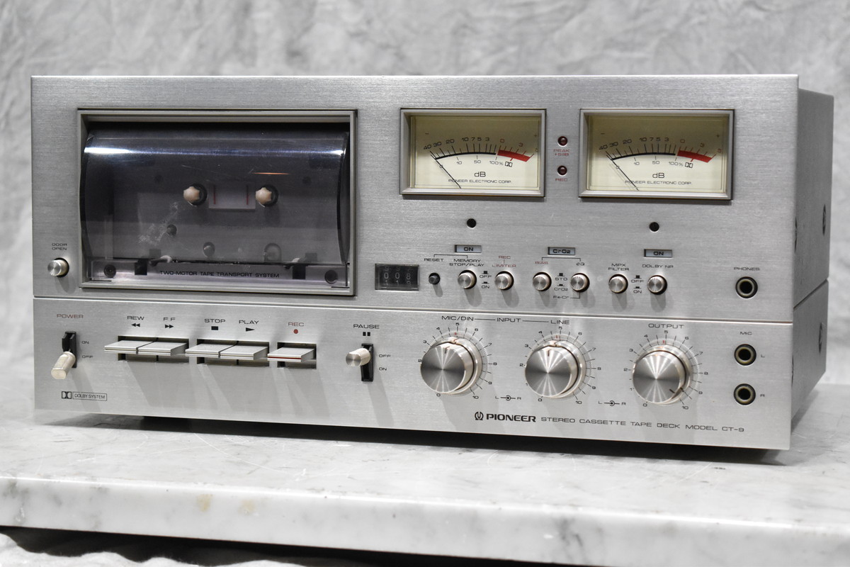 PIONEER パイオニア CT-9 ステレオカセットデッキ【難あり品】 twispwa.com