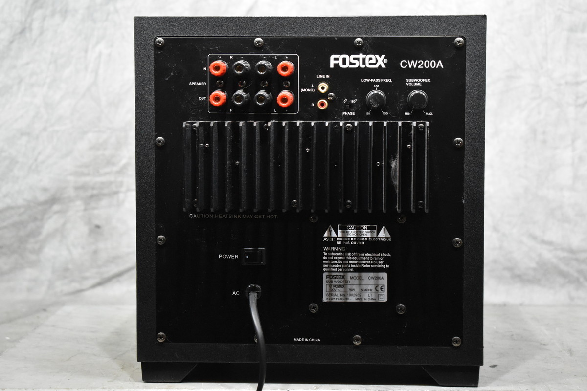 公式通販公式通販Fostex CW200A AT-DV67A付き スピーカー | bksolar.com.br