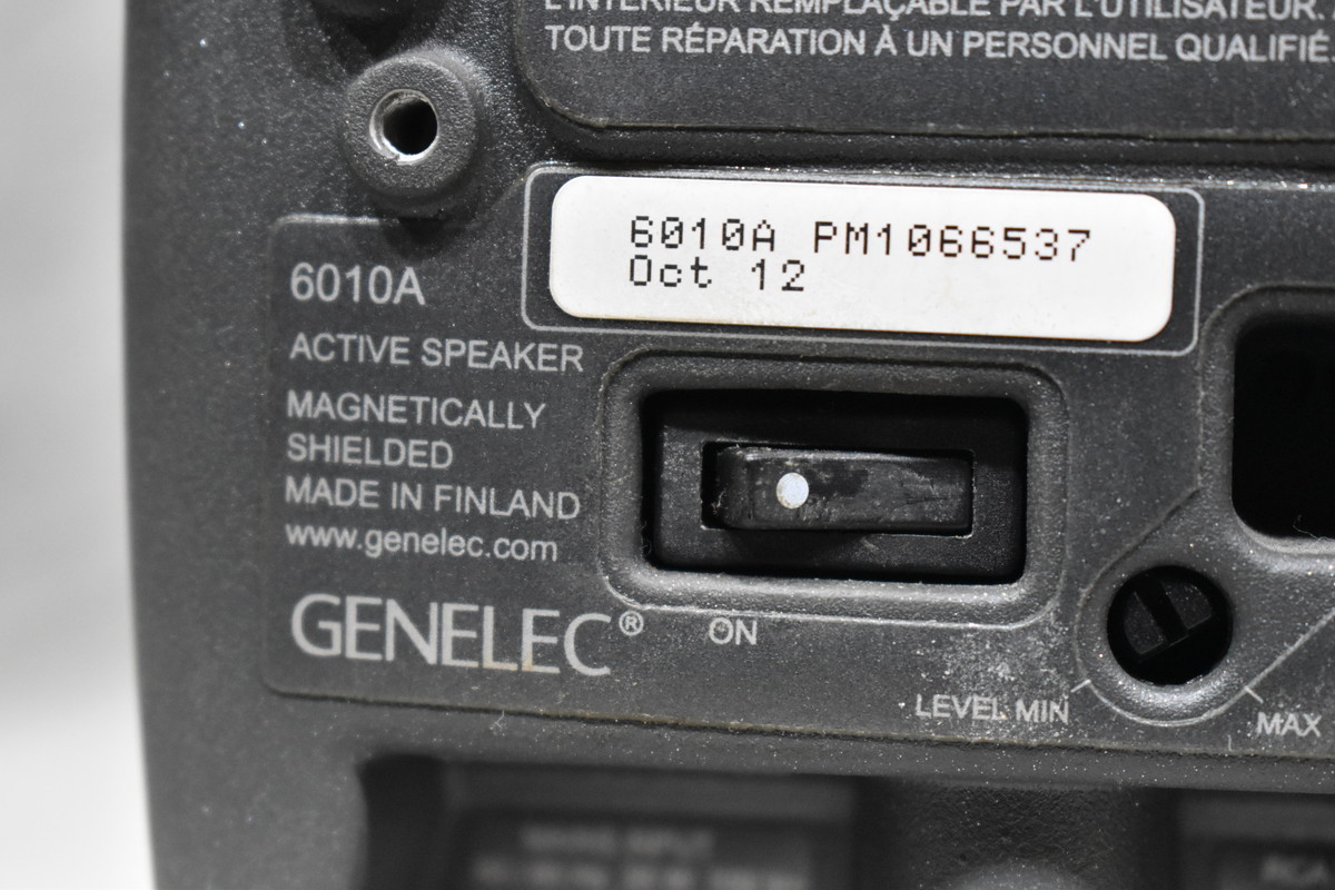 GENELEC 6010A モニター スピーカー ペア【ジャンク品】_画像7