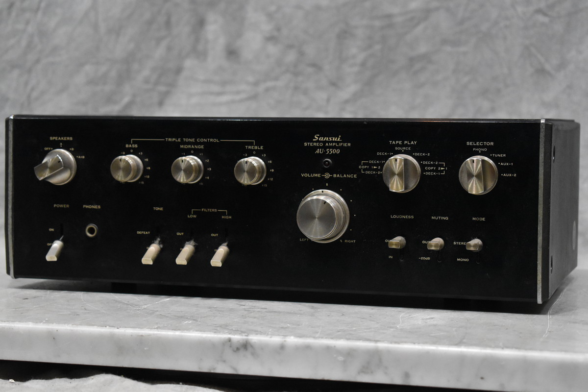 SANSUI サンスイ プリメインアンプ AU-5500【難あり品】 ic.sch.id