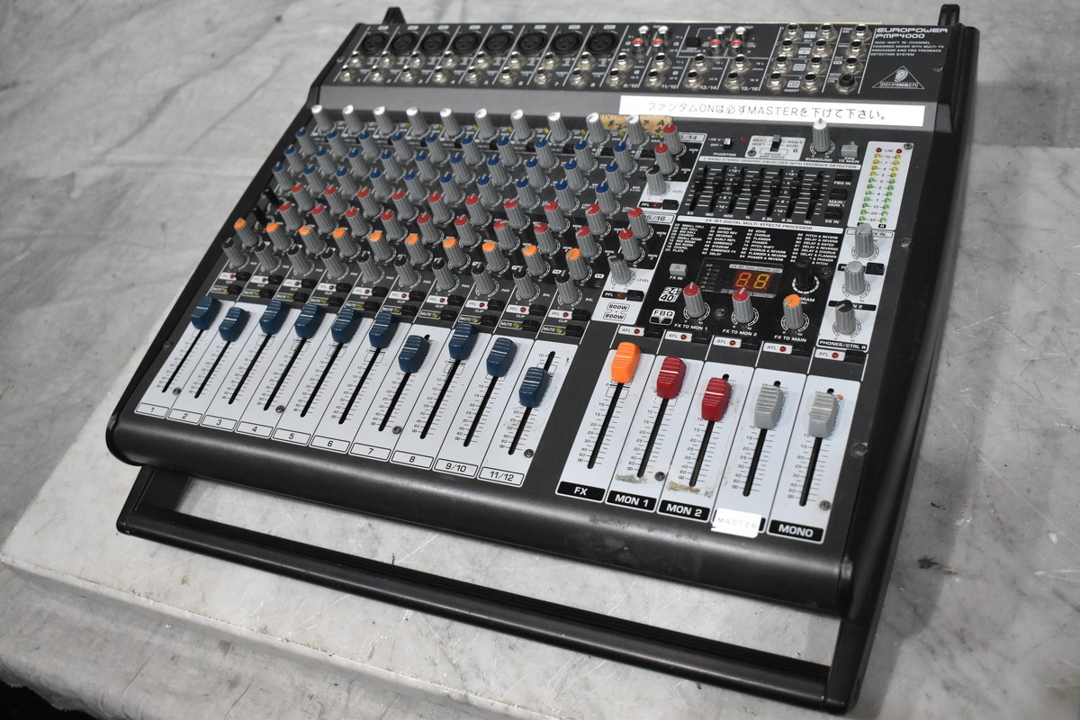 ☆ BEHRINGER EUROPOWER PMP4000 ステレオパワードミキサー