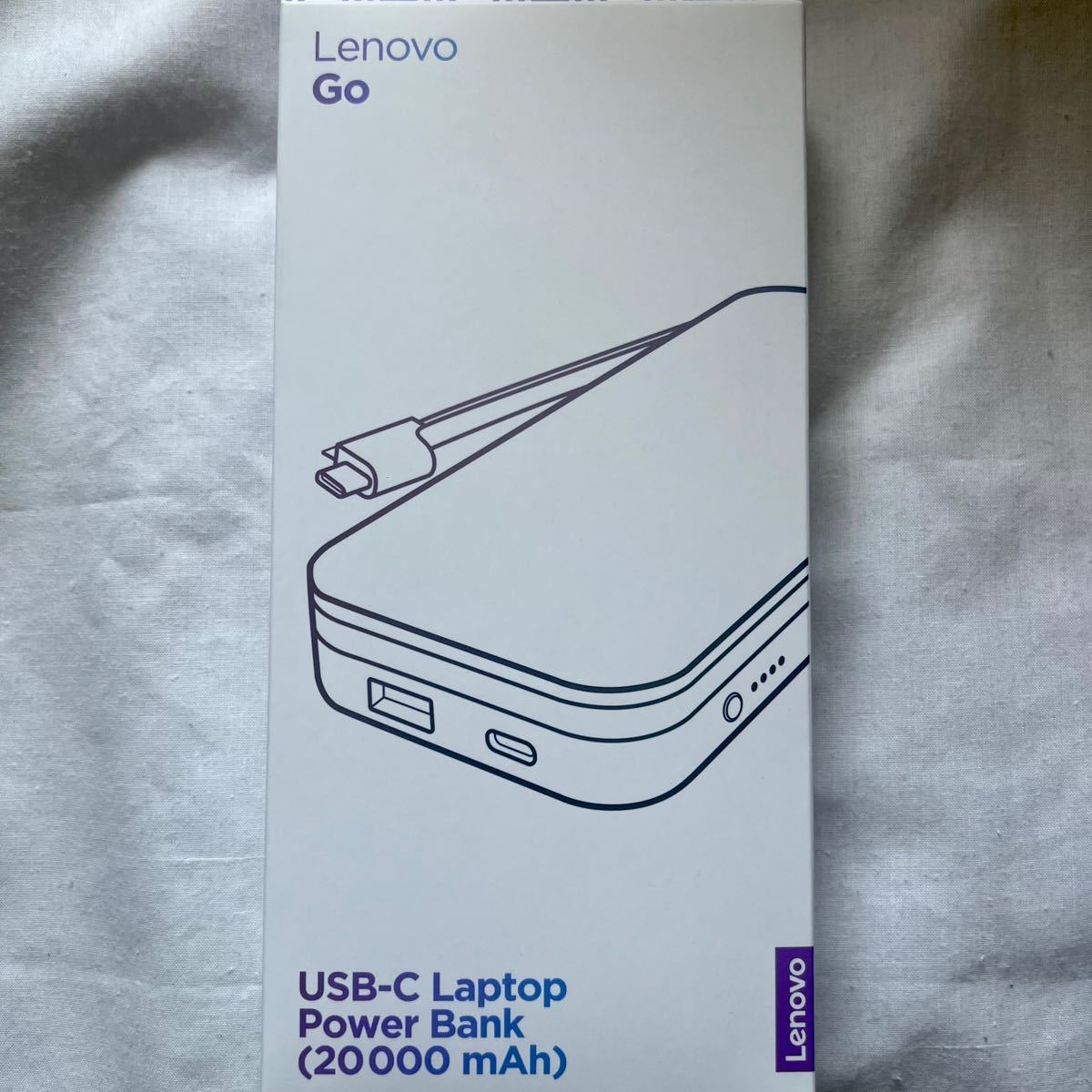 【未開封・未記載保証書】Lenovo Go USB Type-C ノートブックパワーバンク 20000mAh