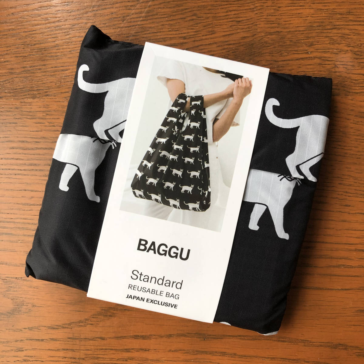 BAGGU　STANDARD BAGGU　キャット（日本限定）　スタンダードバグゥ　エコバッグ_画像2