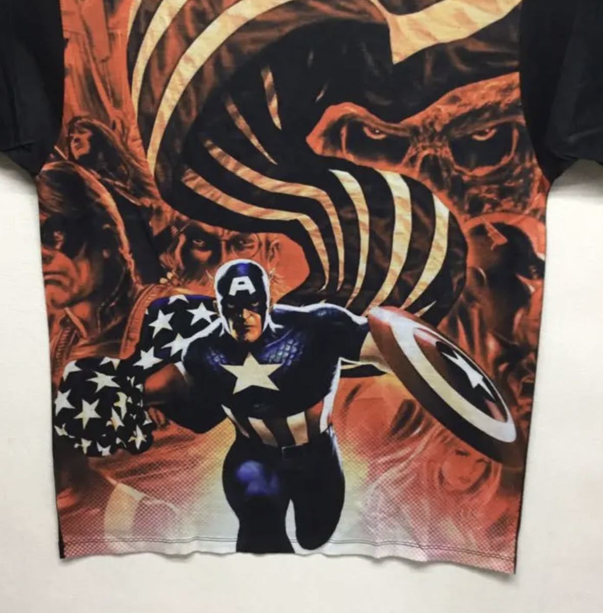 新品 キャプテン アメリカ Tシャツ XLサイズ 管1552