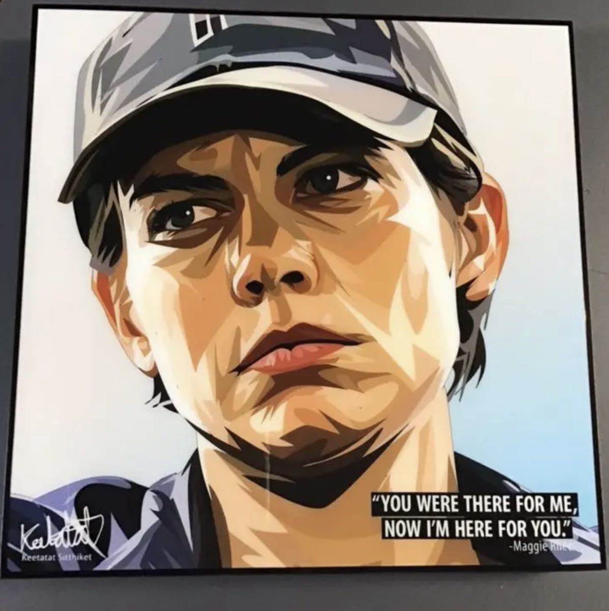 新品　マギー　ウォーキング・デッド　MAGGIE RHEE ポップアートパネル_画像1