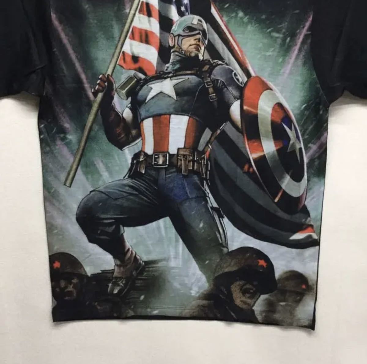 新品 キャプテン アメリカ Tシャツ XLサイズ 管1548 半袖