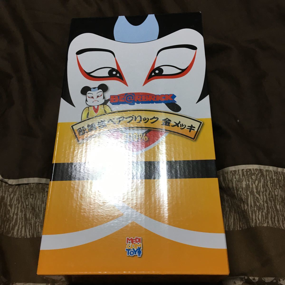 送料込 ベアブリック BE@RBRICK 歌舞伎 金メッキ 400% スカイ 送料込 ベアブリック BE@RBRICK 歌舞伎 金メッキ 400% スカイ