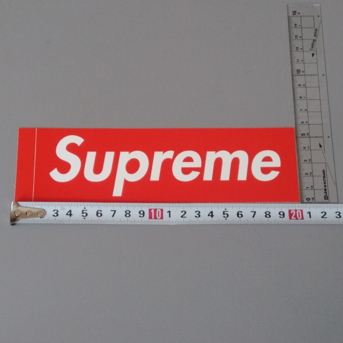 1枚　Supreme Box Logo ステッカー シュプリームボックスロゴ
