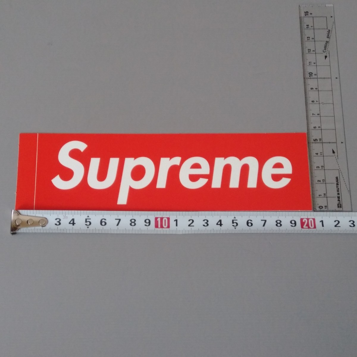 supreme 3m ステッカー-