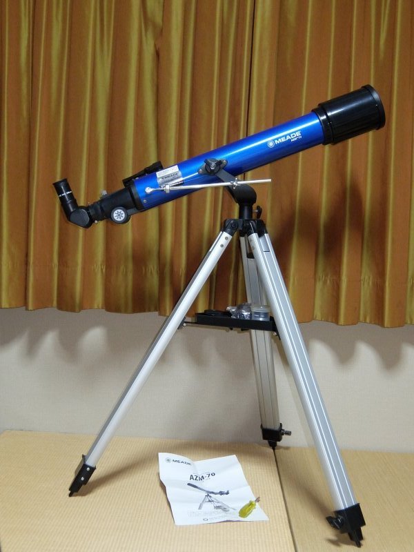 Yahoo!オークション   MEADE AZM 口径mm 天体望遠鏡 一式