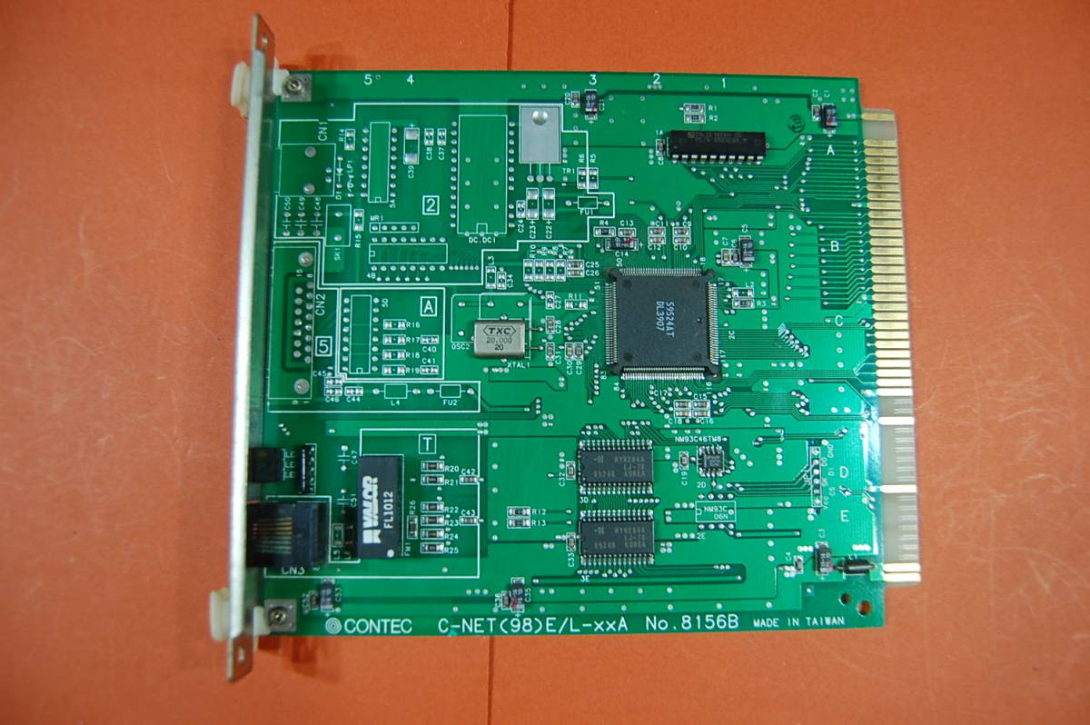 PC98 Cバス用 インターフェースボード CONTEC C-NET(98)E/L-xxA LANボード 動作未確認 ジャンク扱いにて　N-082 293962