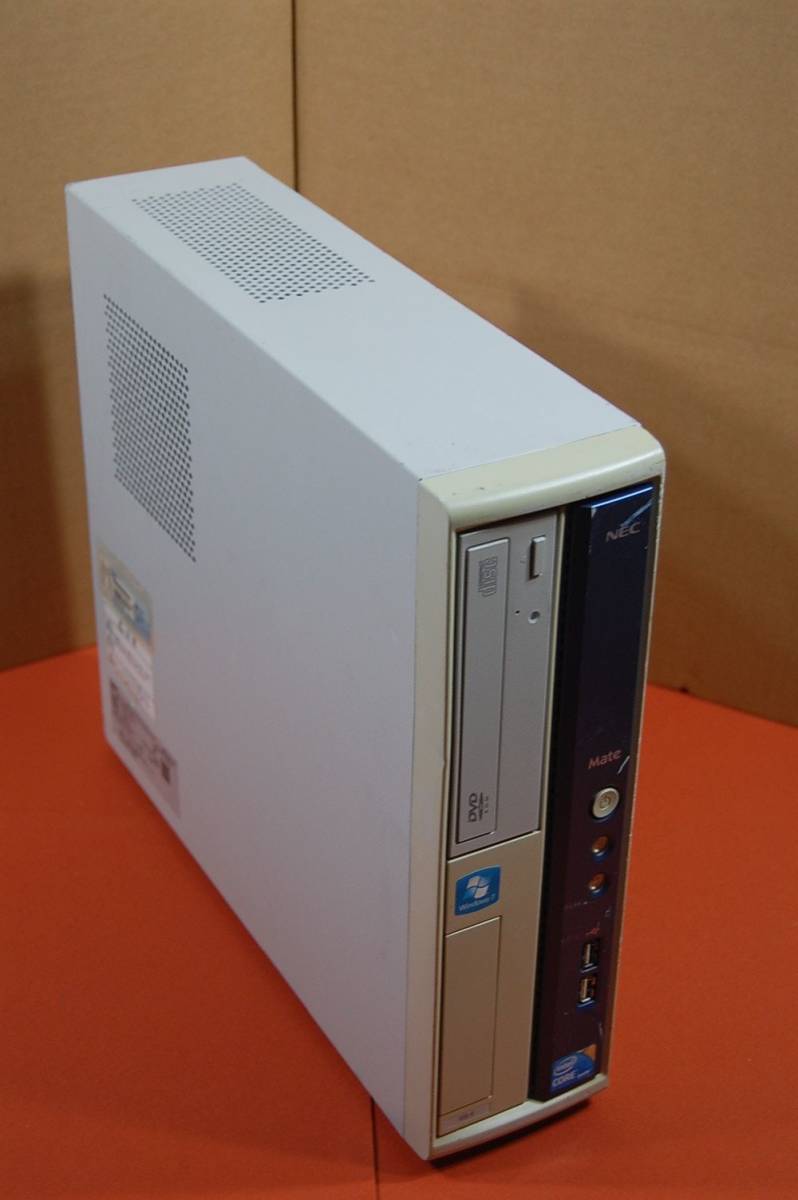 NEC Mate MB-B MK32LB-B Core i3 550 SSD 120GB 8GB Win10 Pro 64bit ヒビ・キズ有り 現状渡しにて　N-071 6621A _画像1