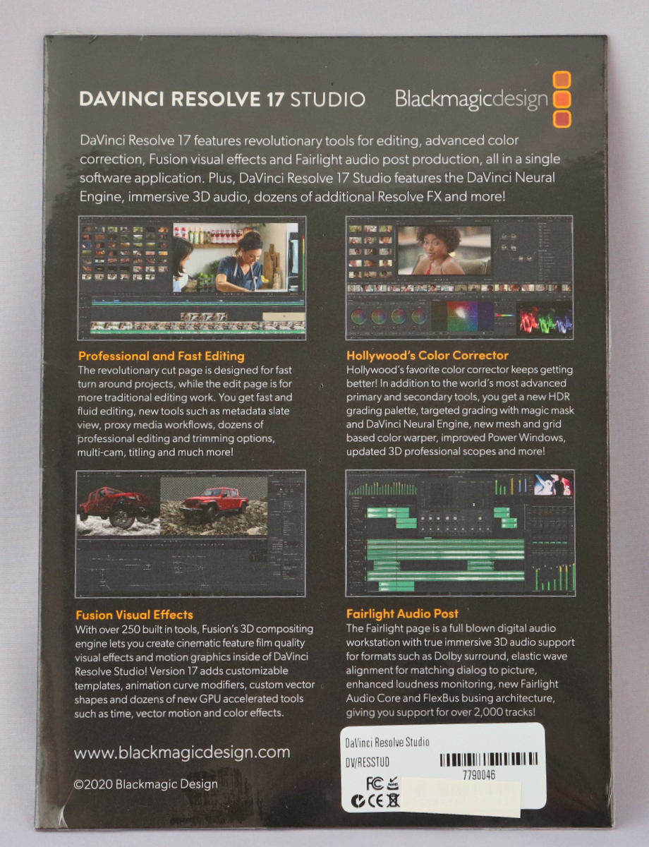 タブレット 【未開封】DaVinci Resolve Studio 17 www.lagoa.pb.gov.br