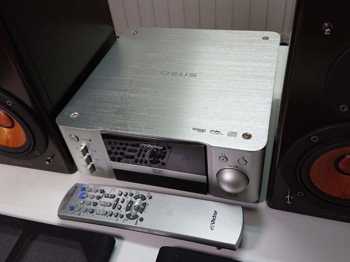 □JVC・Victor「EX-AR5」コンパクトコンポーネントDVDシステム ウッド