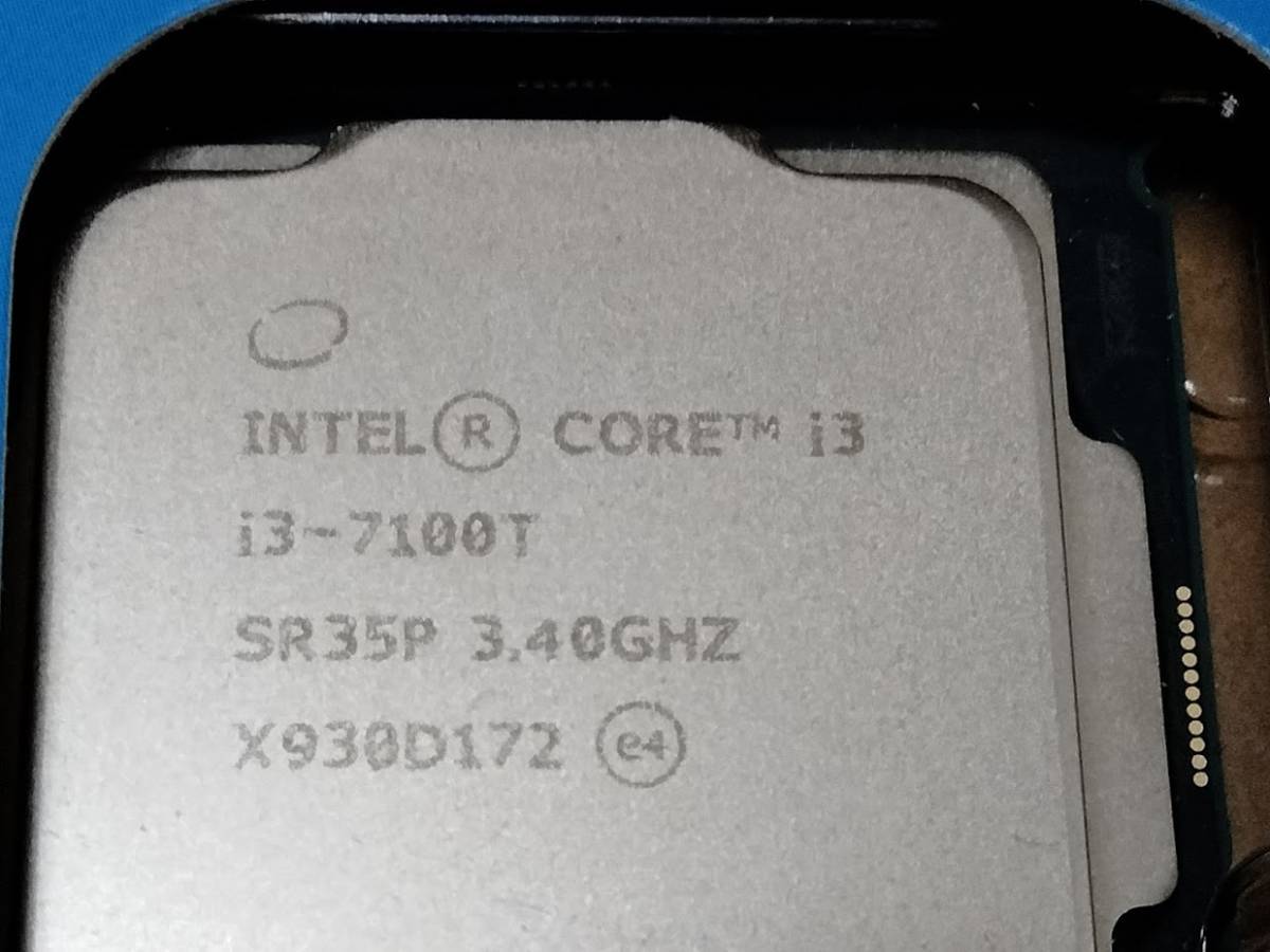 定番得価 ヤフオク! Intel CPU Core i3 7100T 3.4GHz 3Mキ... - インテル 大人気得価