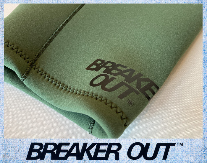 ■BREAKER OUT■2mm ウエットパンツ Lサイズ [オリーブxブラック] ポケット付き／ブレーカーアウト 別注・カスタムオーダー可能_画像4