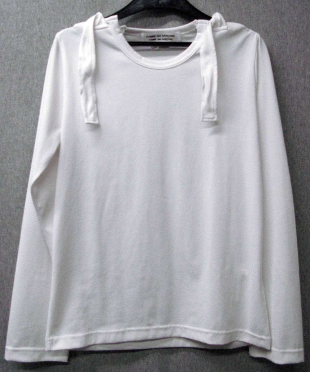 ギャルソン コムコム：リボン カットソー 未使用 展示品 S （ 長袖Tシャツ COMME des GARCONS Ribbon Long Sleeve Tee S Brand New _画像1