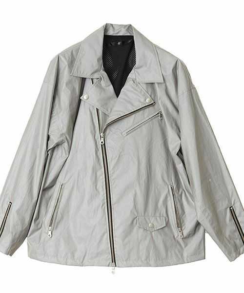 定価28600円 NO ID BLACK リフレクターライダースジャケット
