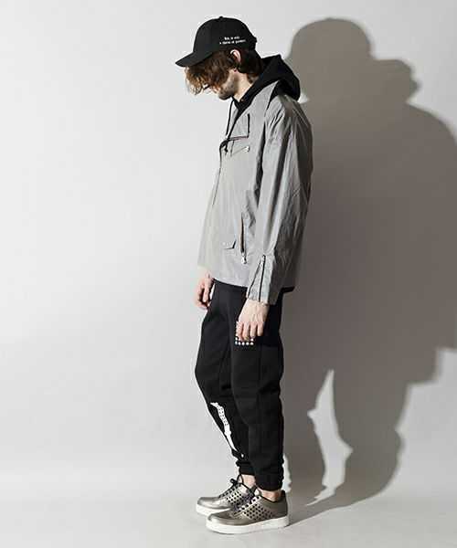 NO ID　BLACK　19AW　リフレクター　ビッグ　ダブル　ライダース　ジャケット　サイズフリー　定価28600　NOID ノーアイディー　_画像8