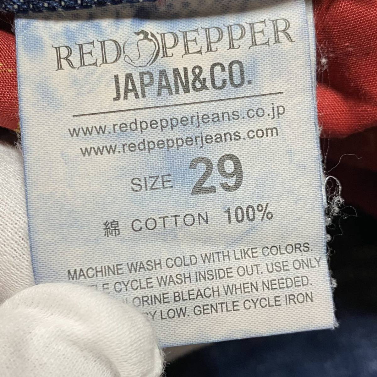 RED PEPPER レッドペッパー デニム ハーフパンツ サイズ29