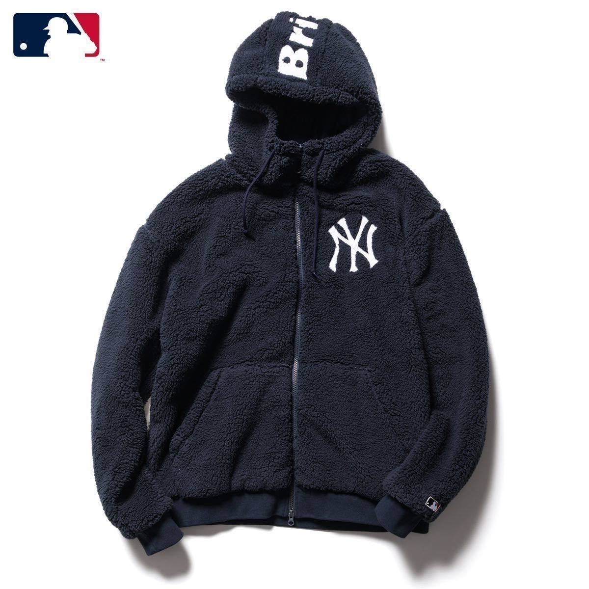 【新品タグ付き】 21AW 22 FCRB f.c real bristol エフシーレアルブリストル SOPH ソフ MLB TOUR BOA FLEECE BIG STAR HOODIE ヤンキース