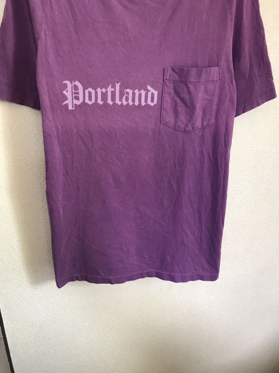 【希少！】【08awオリジナル】 NUMBER NINE ナンバーナイン PORTLAND TEE ポートランド Tシャツ カットソー 半袖 パープル 即決早い者勝ち_画像6