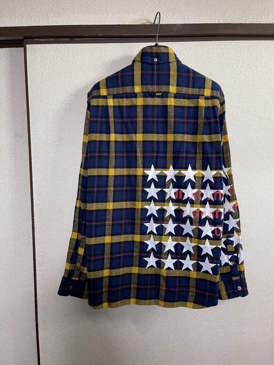 【良品】【レターパックプラス対応】uniform experiment UE ユニフォームエクスペリメント SOPH ソフ STAR FLANNEL CHECK B.D SHIRT シャツ