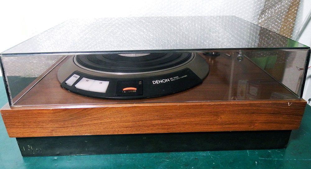 ◇ レコードプレーヤー DENON DP-3000+自作キャビ+FR-64Sアーム
