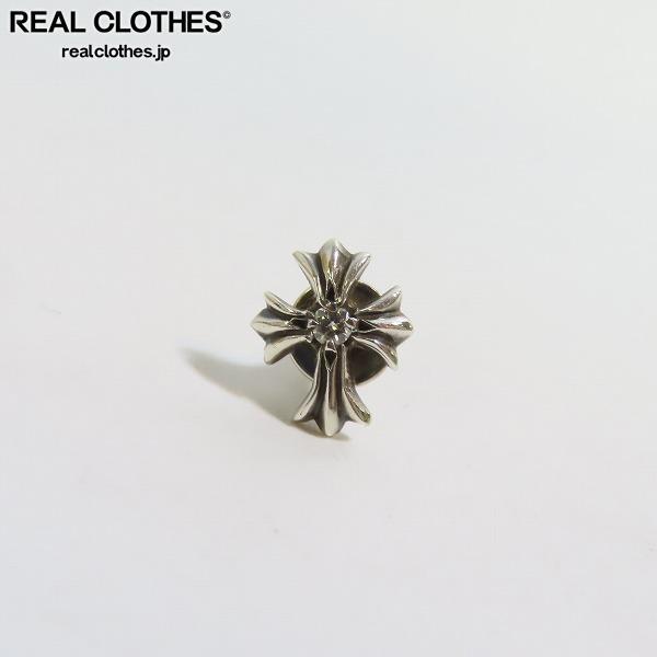CHROME HEARTS クロムハーツ NO2 CHクロス スタッドピアス パヴェ ...