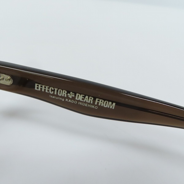 EFFECTOR×DEAR FROM/エフェクター×ディア―フローム william メガネ