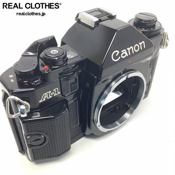 Canon/キヤノン A-1 フィルム一眼レフカメラ ブラック ボディ シャッター確認済み /000_詳細な状態は商品説明内をご確認ください。