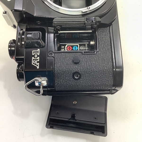 Canon/キヤノン A-1 フィルム一眼レフカメラ ブラック ボディ シャッター確認済み /000_画像9