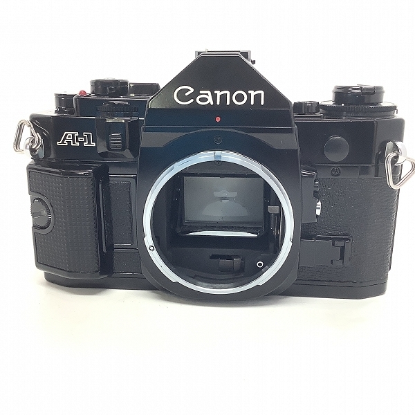 Canon/キヤノン A-1 フィルム一眼レフカメラ ブラック ボディ シャッター確認済み /000_画像2