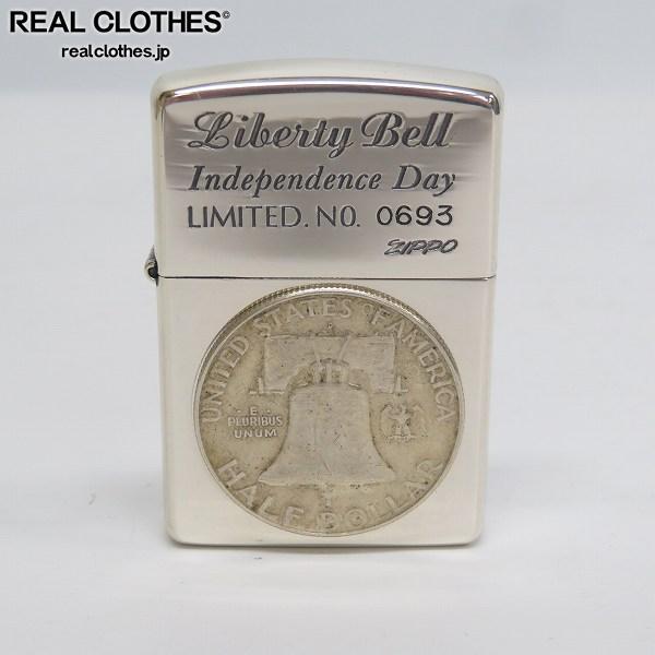 ZIPPO/ジッポー Lileity Bell/アンティークコイン貼り no.0693/1995年製 /000