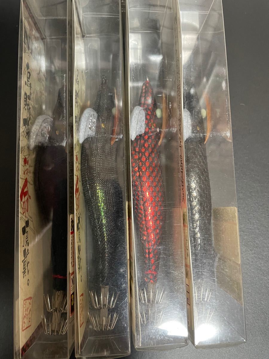 新品未使用! 餌木猿 忍者シリーズ4本セット 希少 旧パッケージ エギ猿 新品未使用! 餌木猿 忍者シリーズ4本セット 希少 旧パッケージ エギ猿