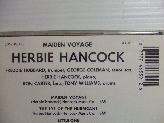 90★音質処理CD★『ハービー・ハンコック(Herbie Hancock)／処女航海?Maiden Voyage』1986輸入盤★改善度、多分世界一 _画像5