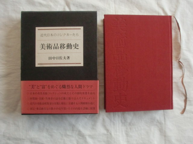 美術品移動史　田中日佐夫　日本経済新聞社　《送料無料》_函・帯付きです