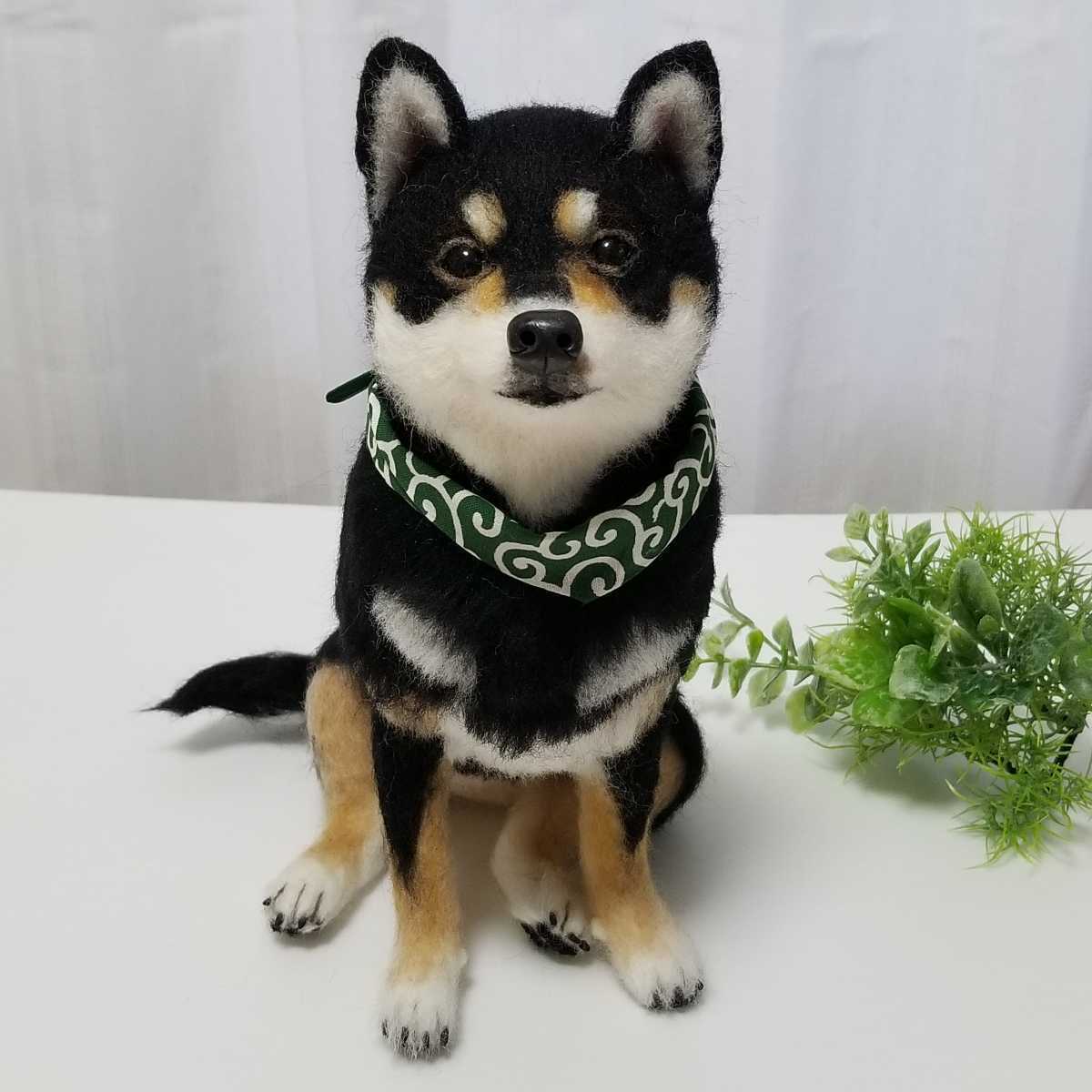 売れ筋介護用品も! 羊毛フェルト ハンドメイド 犬【芝犬風】カエモ様