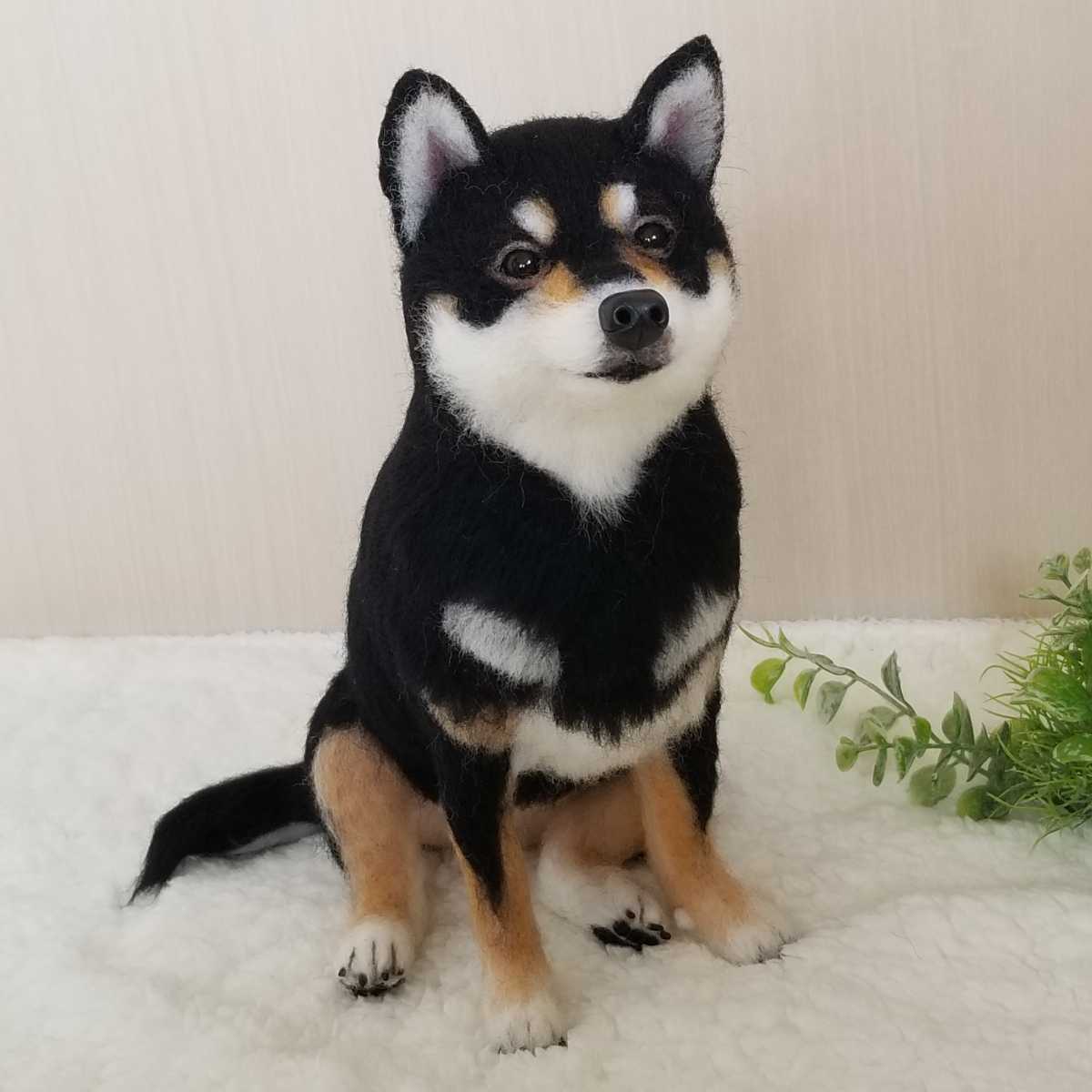 売れ筋介護用品も! 羊毛フェルト ハンドメイド 犬【芝犬風】カエモ様