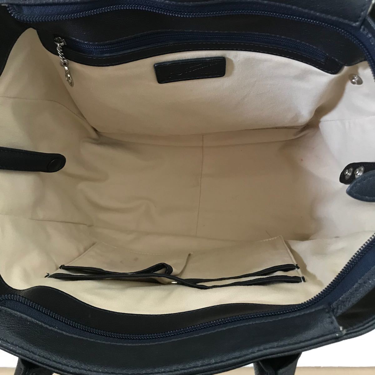 数量限定価格!! キタムラ 3wayバッグ トートバッグ 黒×白 kitamura A4 ...
