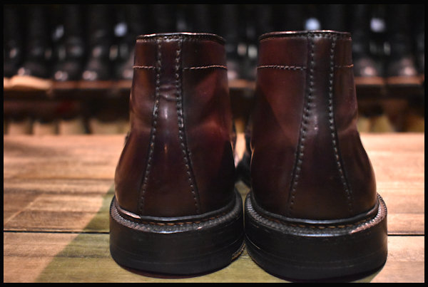 7D 良品】ALDEN オールデン 1339 チャッカ ブーツ バーガンディ コード