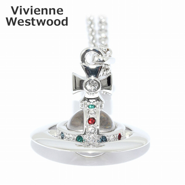 最新のデザイン Vivienne Westwood シルバー W004 63020097 ネックレス ヴィヴィアンウエストウッド ネックレス、ペンダント、チョーカー