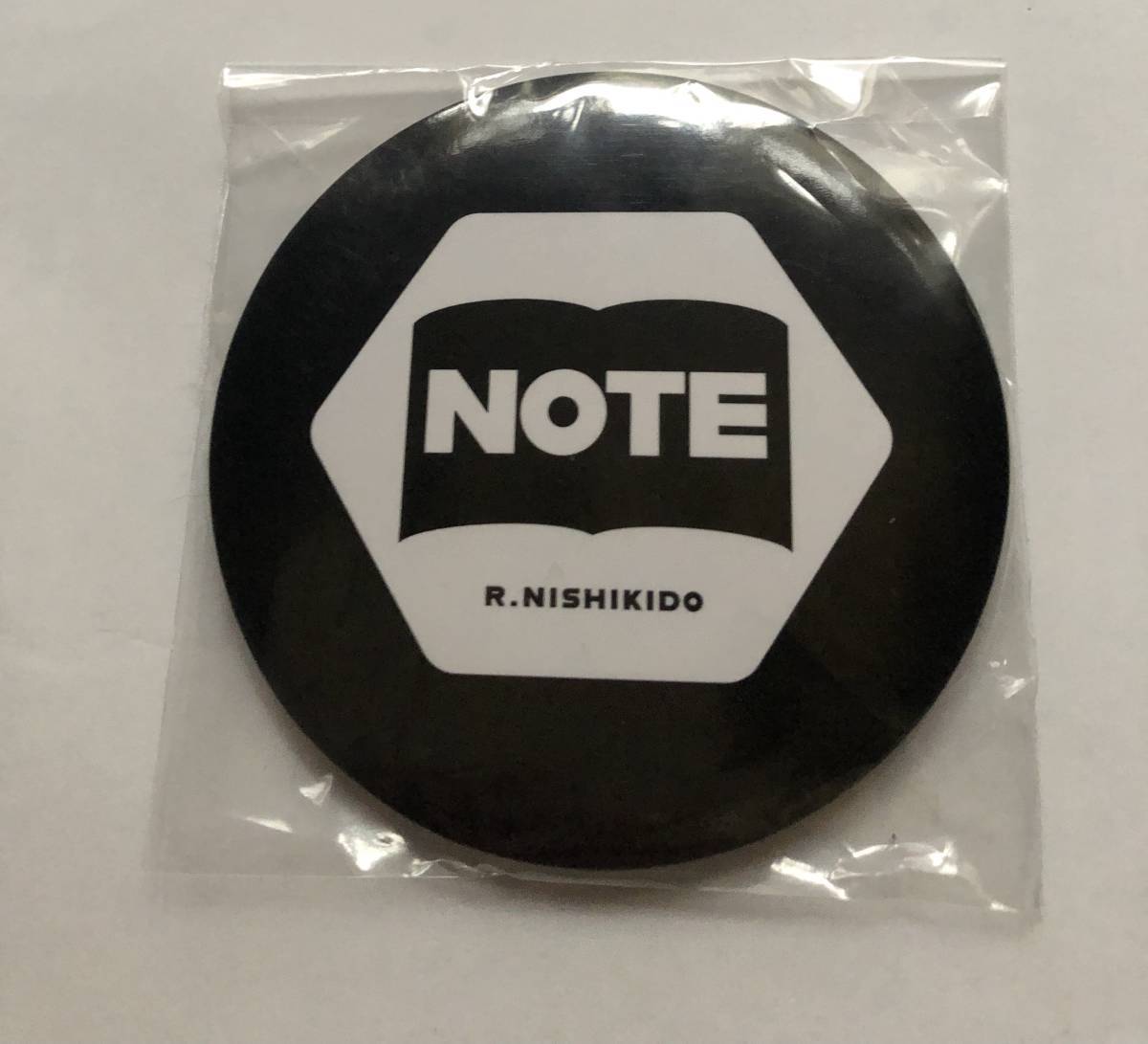 新品未開封　錦戸亮　Note ツアー　黒　缶ミラー　/ Note グッズ