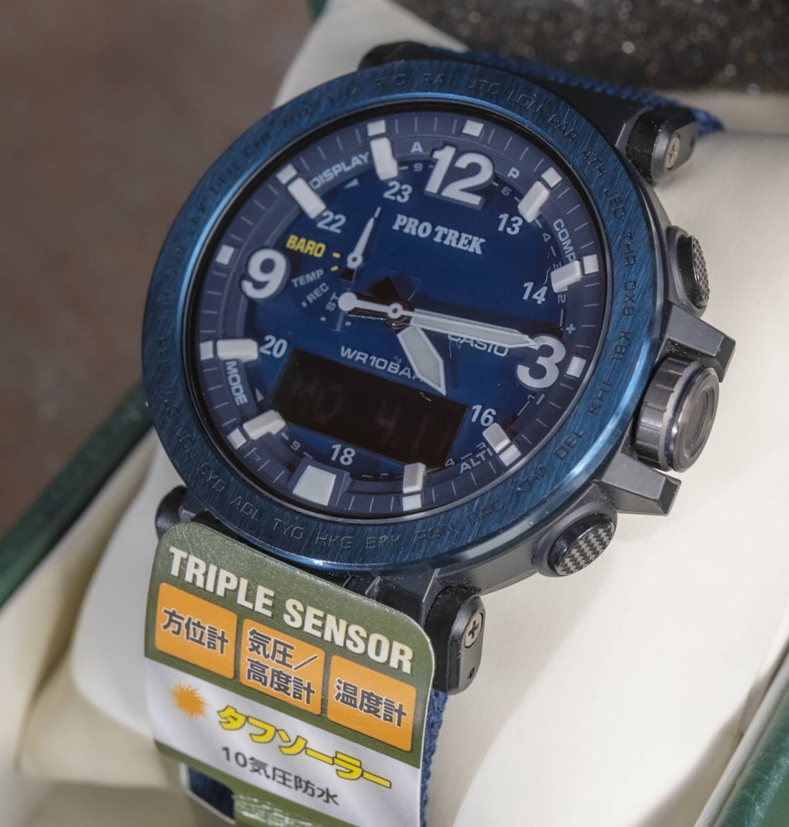 CASIO カシオ プロトレック メンズ 腕時計 PRGYBJF 方位・高度