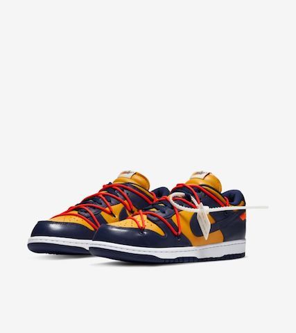 US9.5 27.5cm 未使用品 納品書付き Off-White NIKE DUNK LOW UNIVERSITY GOLD CT0856 700 オフホワイト ナイキ ダンク ロー_画像4