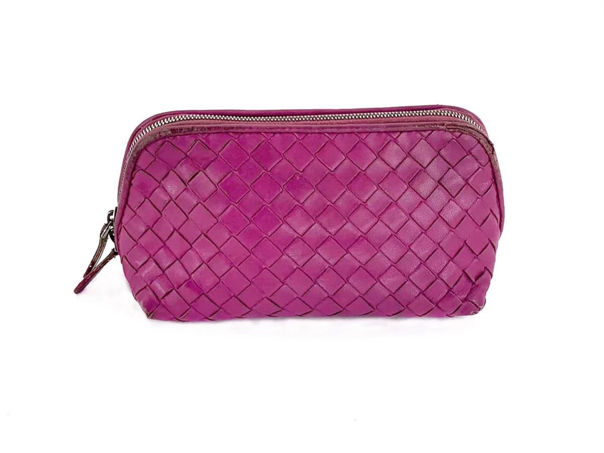 BOTTEGA VENETA ボッテガヴェネタ イントレチャート コスメポーチ-